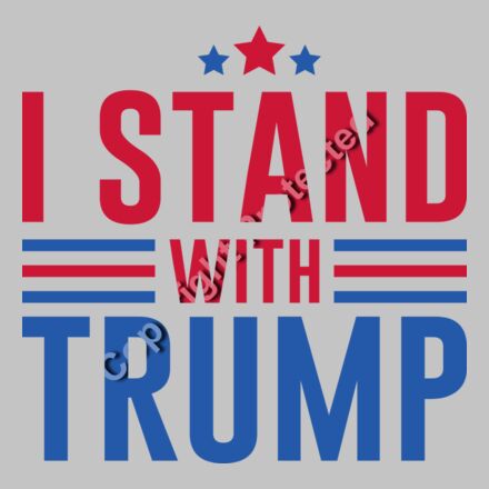 trump 2024 support stand with trump red blue stars banner Thumbnail