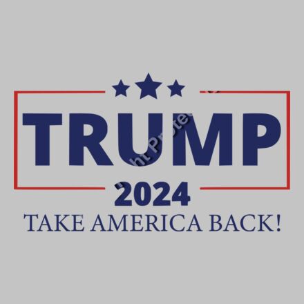 trump 2024 take america back campaign sign graphic Thumbnail