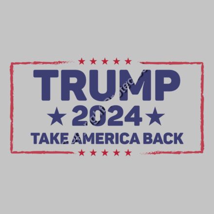 trump 2024 take america back campaign sign red white blue stars Thumbnail