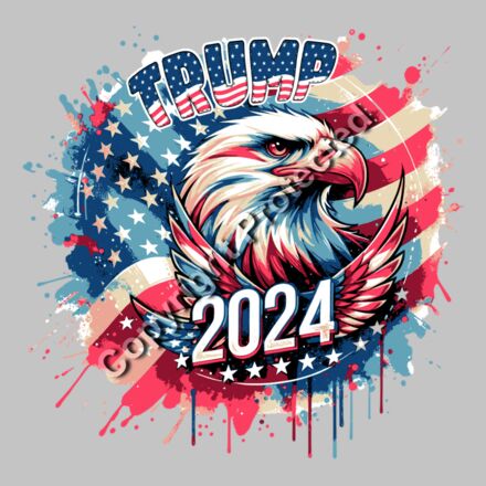 trump eagle 2024 american flag patriotic design Thumbnail
